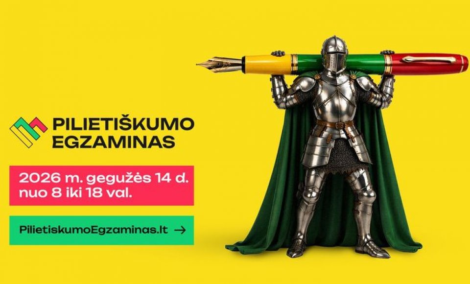 Gyventojai kviečiami registruotis į Pilietiškumo egzaminą