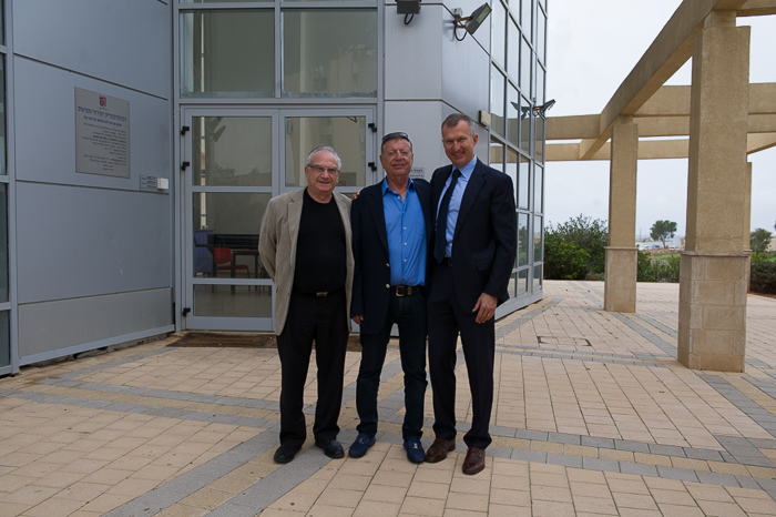 Iš kairės: I.Shahar, M.Strauss, D.Degutis